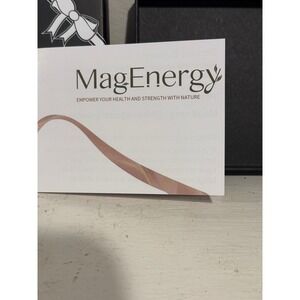 MagEnergy Magnetic Therapy Cuff Unisex OS Rose Gold NEW Copper Wellness Bracelet